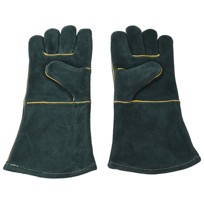 Leather Welding Gloves Green MPS-033