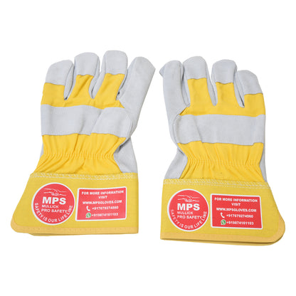 Leather Working Gloves Grey MPS104