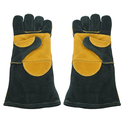 Fire Resistant Safety Welding Gloves Green Yellow – MPS013