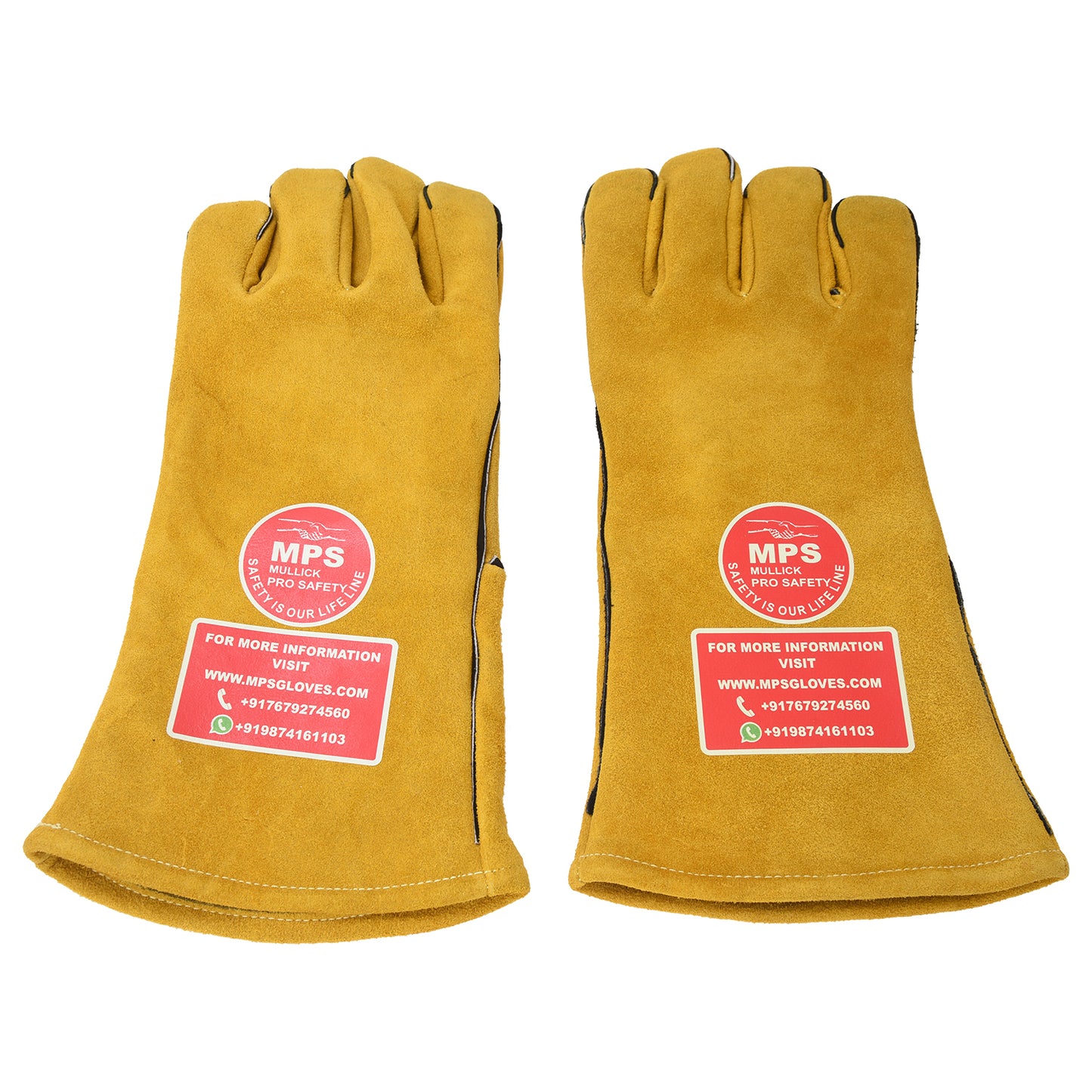 Fire Resistant Welding Gloves With Reinforced Yellow – MPS-022