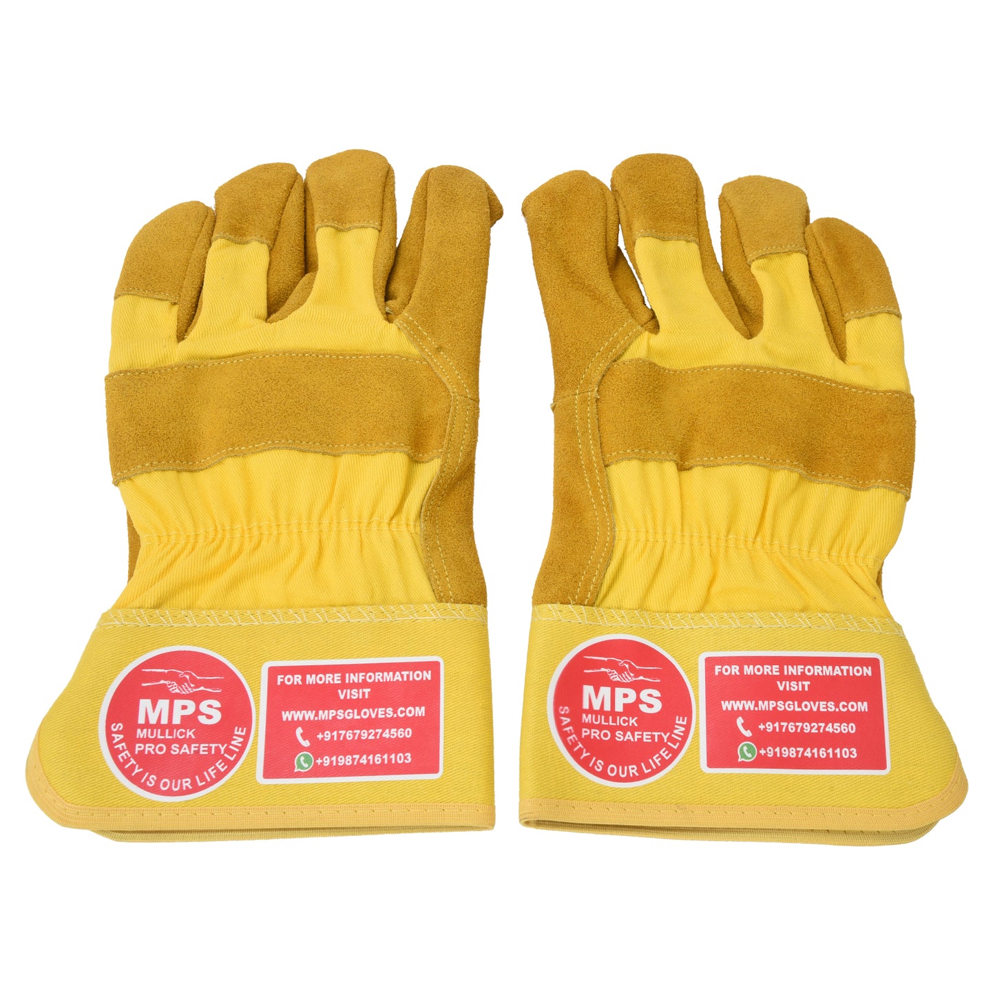 Leather Working Gloves Yellow MPS103