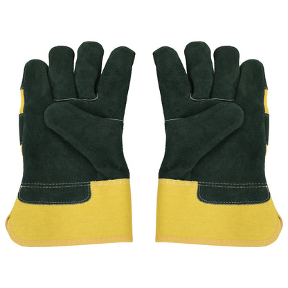 Leather Working Gloves Green MPS102