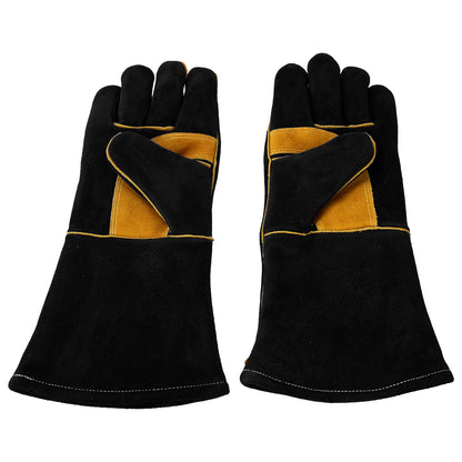 Fire Resistant Welding Gloves With Reinforced Black – MPS-020