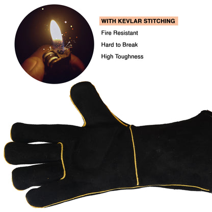 Leather Welding Gloves Black MPS-030