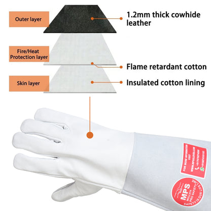 Leather Tig Welding Gloves MPS-120