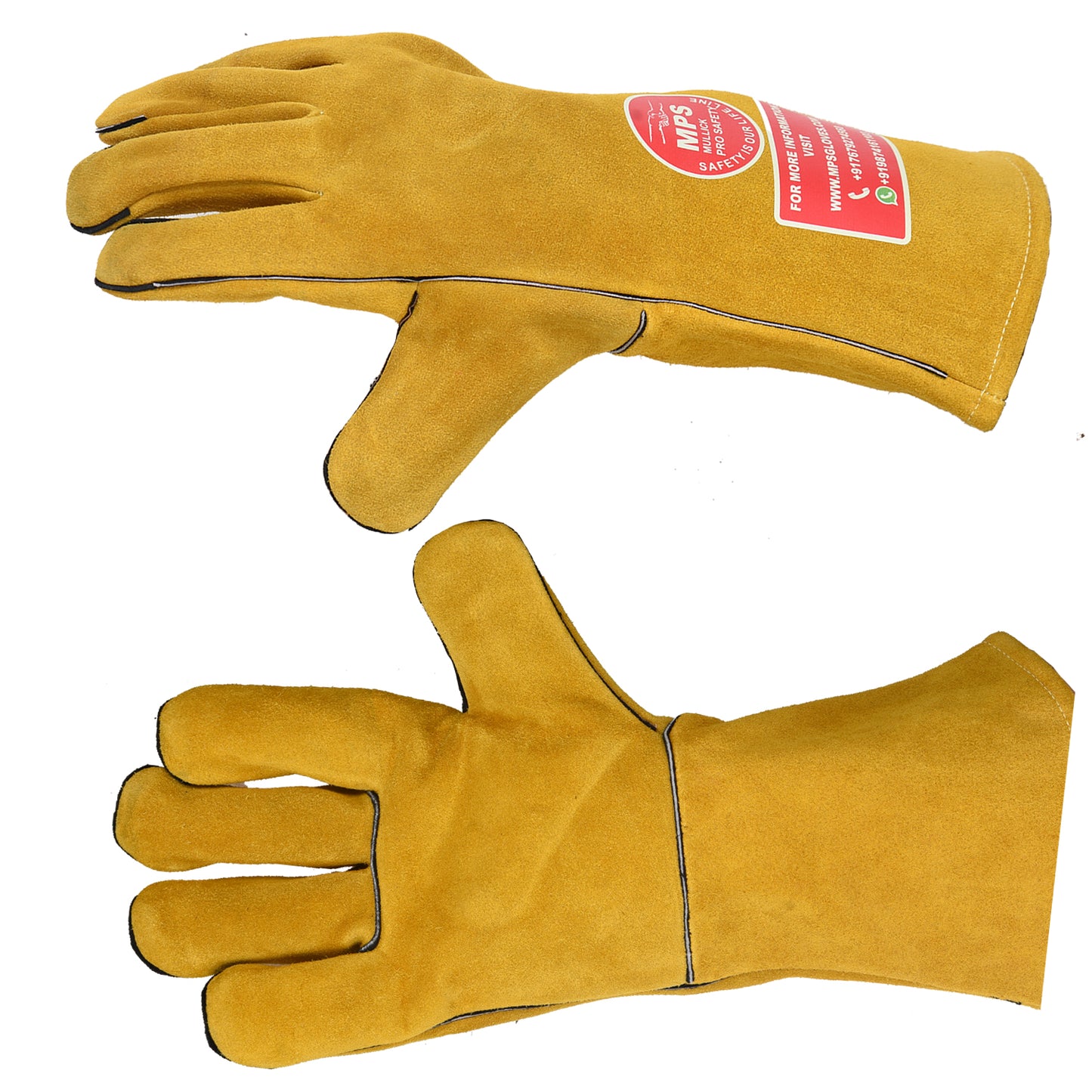 Leather Welding Gloves Yellow MPS-032