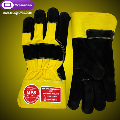 Leather Working Gloves Black MPS100