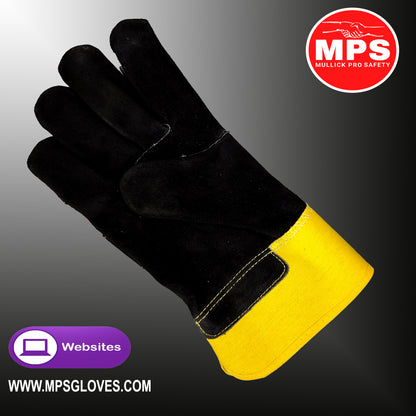 Leather Working Gloves Black MPS100