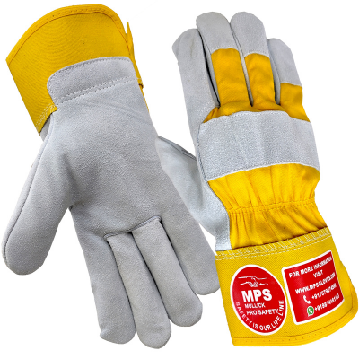 Leather Working Gloves Grey MPS104