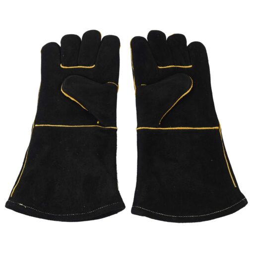 LEATHER WELDING GLOVES BLACK MPS-030