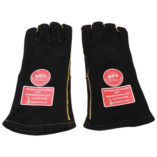 LEATHER WELDING GLOVES BLACK MPS-030