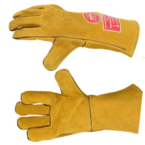 LEATHER WELDING GLOVES YELLOW MPS-032