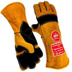 HEAT RESISTANT SAFETY WELDING GLOVES YELLOW BLACK- MPS002